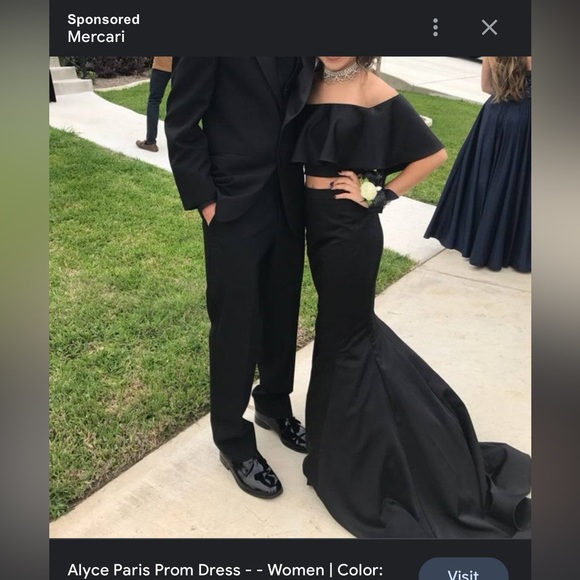 Formal 2 piece gown. Classy, Unique, Sophisticated! - Picture 7 of 7